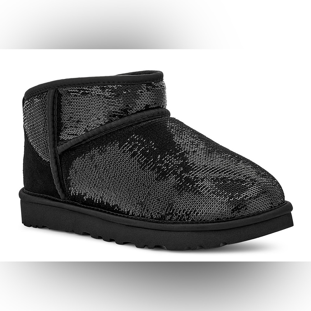 NIB UGG® 1151616 Women's Classic Ultra Mini Mirror Ball Cold Weather Boo…